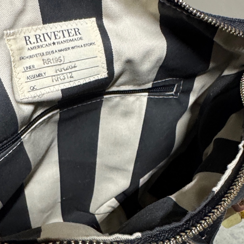 R. Riveter handmade bag. This bag is in new condition and is a classic DOT bag. - Picture 2 of 3